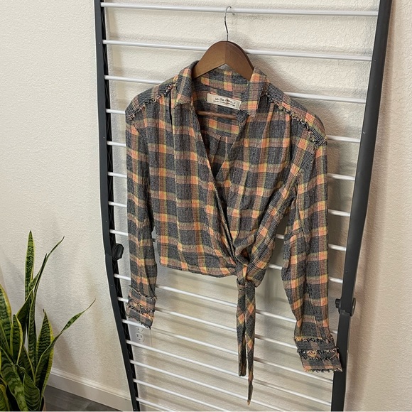 Free People We The Free Running Wild Wrap Top Size XS - Picture 4 of 8